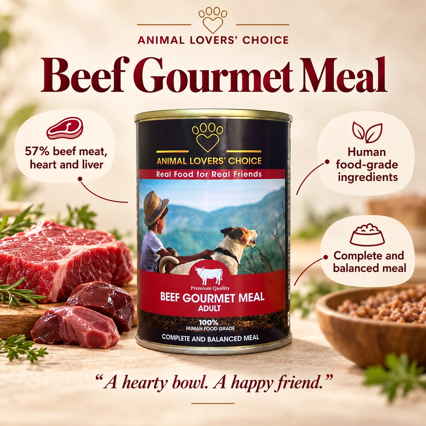 Beef Gourmet Meal