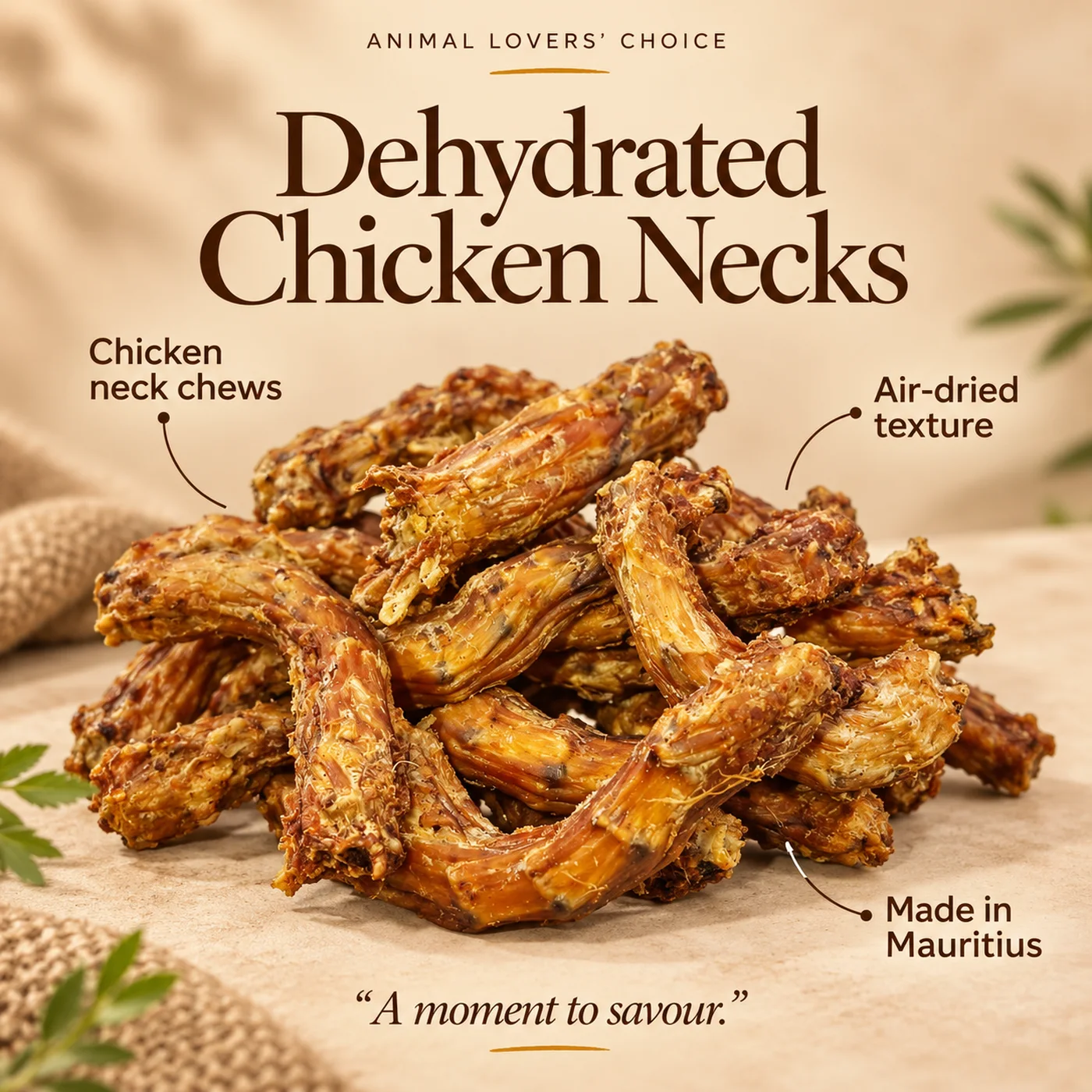 Dehydrated Chicken Necks