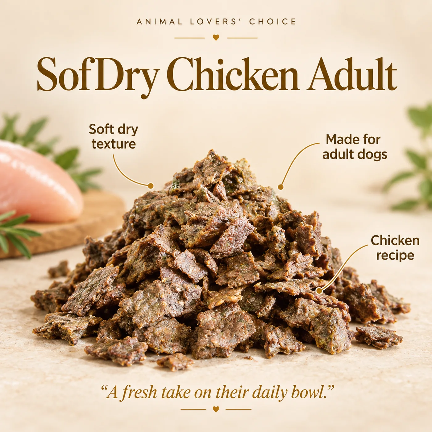 SofDry Chicken Adult 1 kg